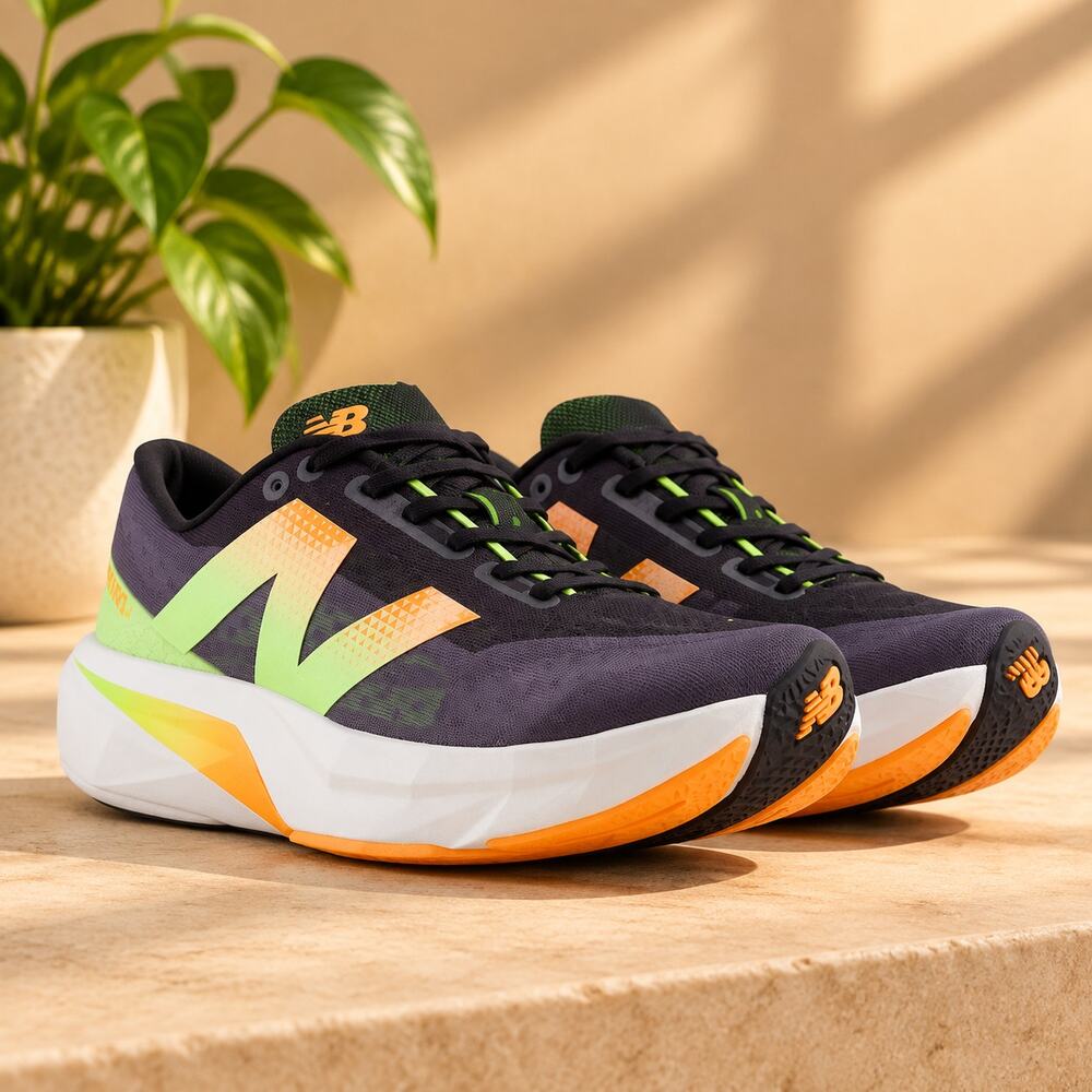 USED New Balance Women's FuelCell Rebel V4 Running Shoes Black Size 10